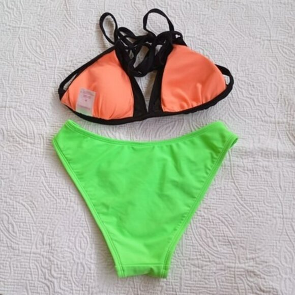 Xhilaration Womens Bikini Set Top size M, bottom size XS Beach - Picture 2 of 6